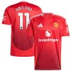 Maglia ufficiale Manchester United Hojlund 11 Casa 2024-25 per Uomo